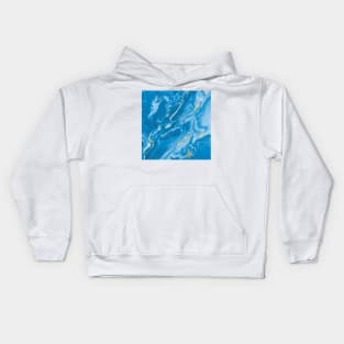 Abstract Ocean Kids Hoodie